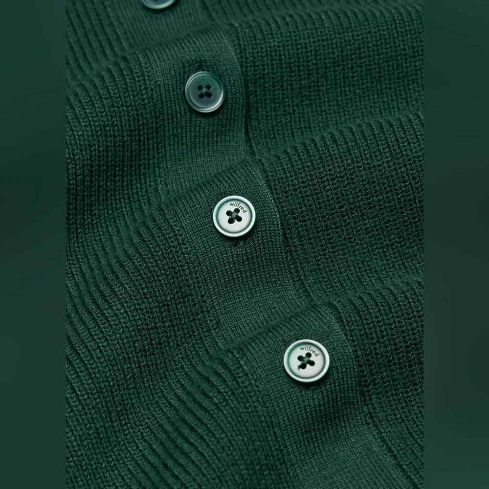 Aritzia Wilfred Cove Knit Dress Colour Scarab Size XL NWOT - Picture 7 of 10